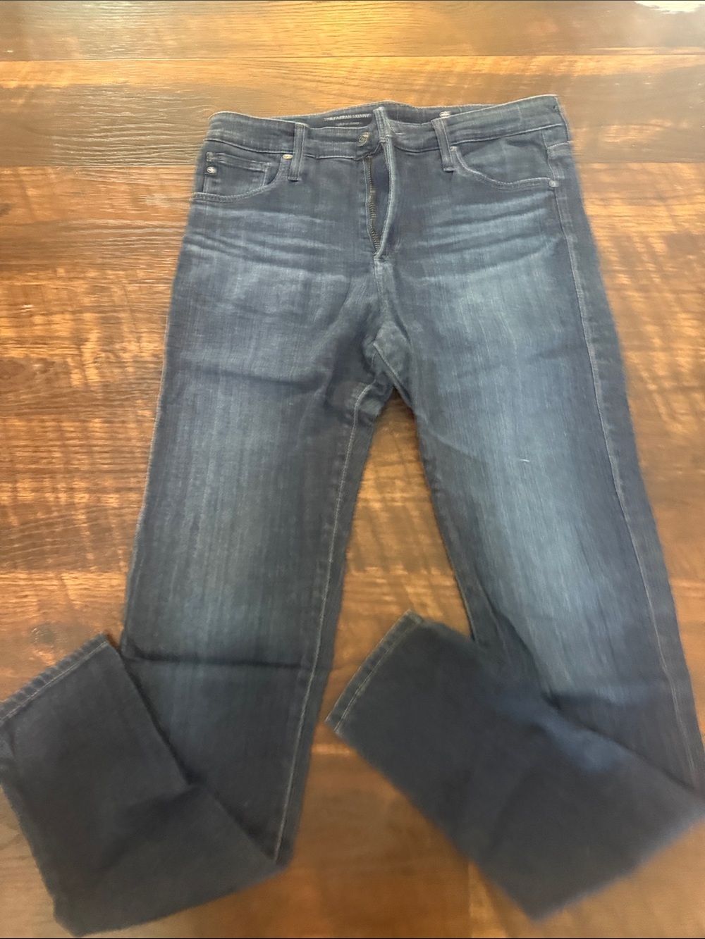 Ag Adriano Goldschmied Indigo Blue Jeans